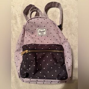 Herschel Supply Company Mini Polka Dot Backpack Black Gray White
